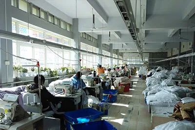 OEM & ODM OEM production floor with sewing stations