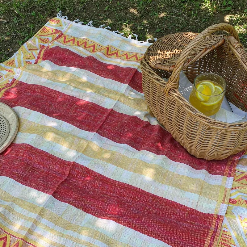 Peshtemal Picnic Blanket Use Peshtemal used as a picnic blanket