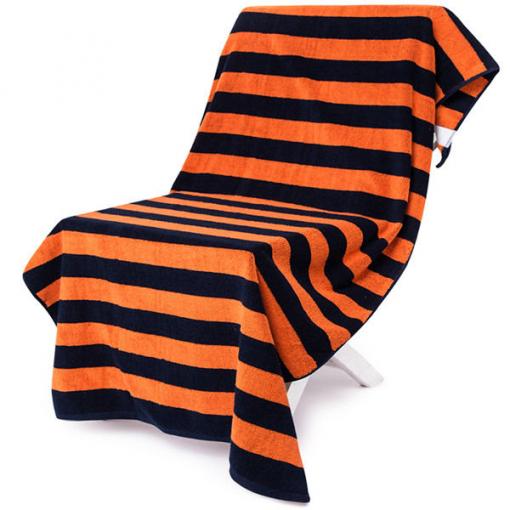 Orange Stripe Beach TowelsWholesale Cotton Beach Towels Suppliers